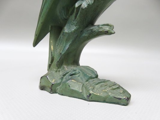 Art Deco Woodpecker Bookrests, France, Set of 2-EY-1098485