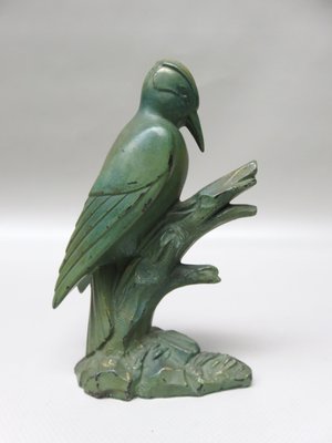 Art Deco Woodpecker Bookrests, France, Set of 2-EY-1098485