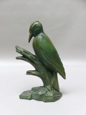 Art Deco Woodpecker Bookrests, France, Set of 2-EY-1098485