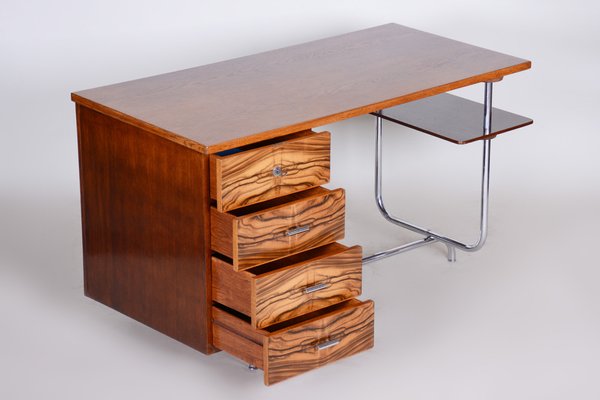 Art Deco Writing Desk by Jindrich Halabala for Up Závody, 1930s-WHY-1768676