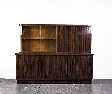 Art Deco Writing Dresser with Table in the Style of Bruno Paul, 1930s, Set of 2-VLO-1343797