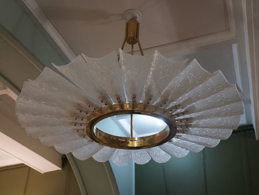 Art Glass and Murano Glass Chandelier, 1970s-UH-1816614