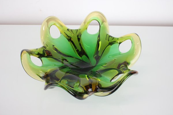 Art Glass Bowl attributed to Josef Hospodka, Czech, 1960s-TZ-1431435