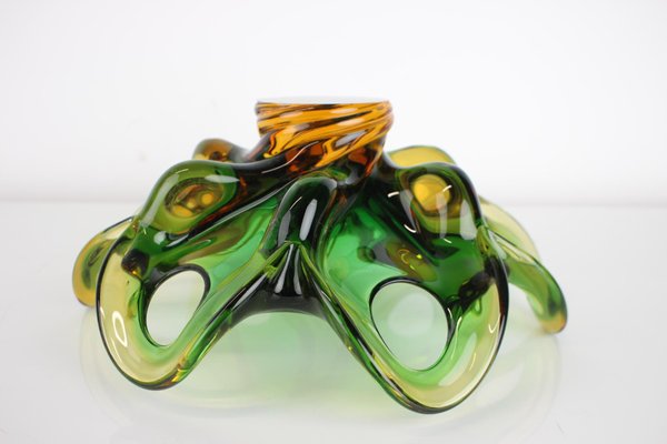 Art Glass Bowl attributed to Josef Hospodka, Czech, 1960s-TZ-1431435