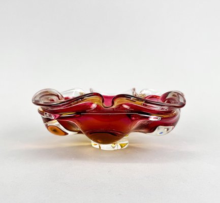 Art Glass Bowl attributed to Josef Hospodka for Chribska Glassworks, 1960s-TZ-2018676