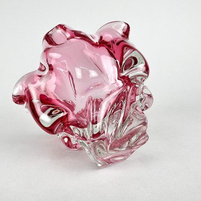 Art Glass Bowl attributed to Josef Hospodka for Chribska Glassworks, Former Czechoslovakia, 1960s-TZ-2018683