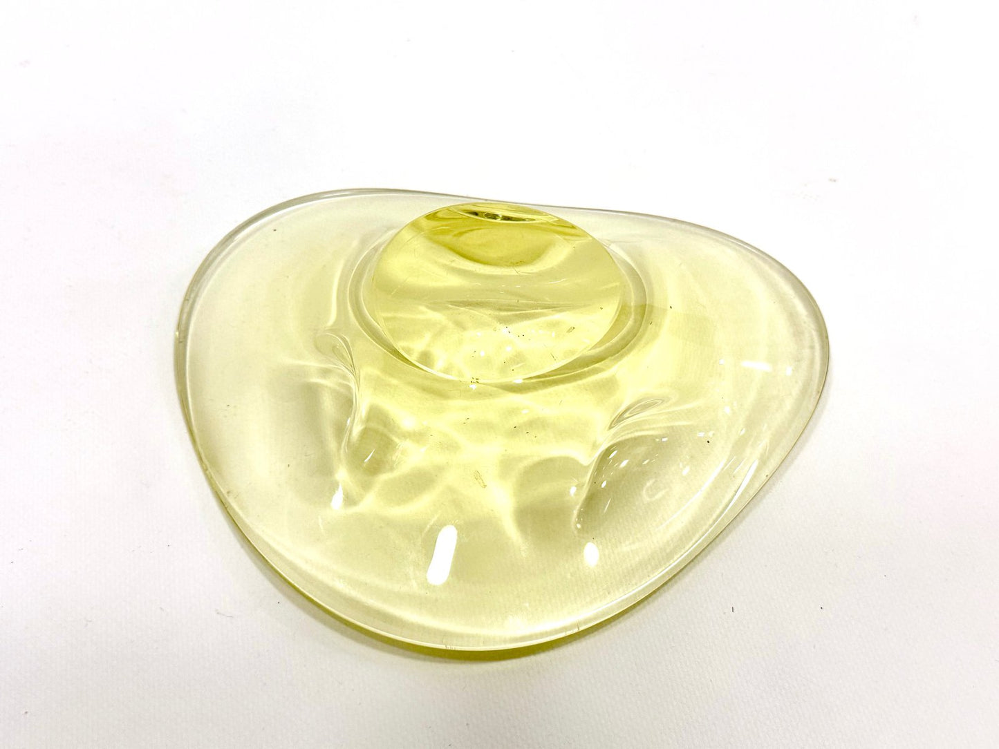 Art Glass Bowl attributed to Miroslav Klinger for Železný Brod, 1960s