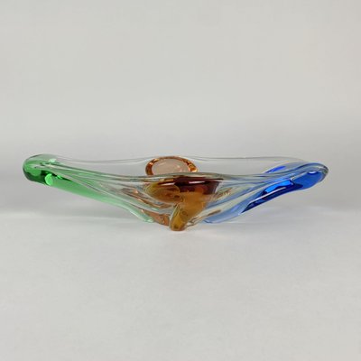 Art Glass Bowl by Frantisek Zemek for Mstisov Glassworks, Rhapsody Collection, 1950s-TZ-753441