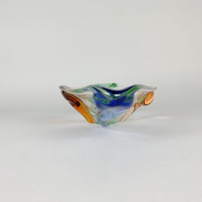 Art Glass Bowl by Frantisek Zemek for Mstisov Glassworks, Rhapsody Collection, 1950s-TZ-753441