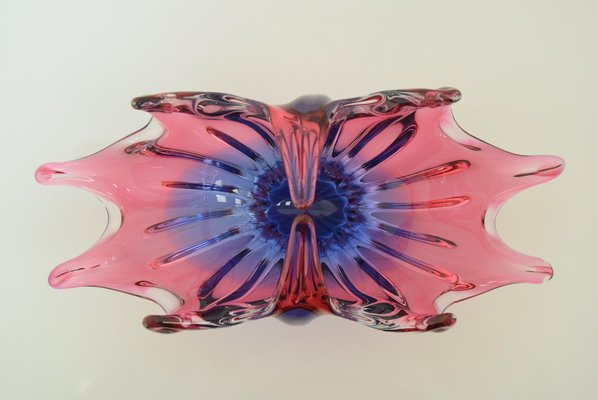 Art Glass Bowl by Josef Hospodka for Chribska, 1960s-TZ-970539