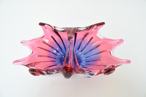 Art Glass Bowl by Josef Hospodka for Chribska, 1960s-TZ-970539