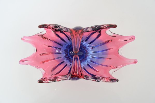 Art Glass Bowl by Josef Hospodka for Chribska, 1960s-TZ-970539