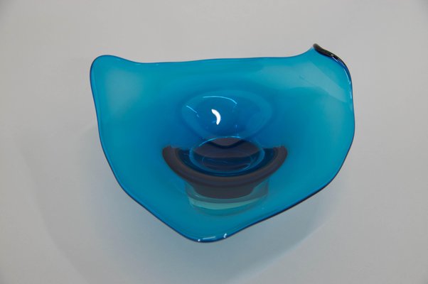 Art Glass Bowl by Milan Metelak, 1980-TZ-1192557