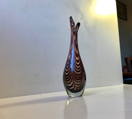 Art Glass Duckling Vase by Per Lütken for Kastrup & Holmegaard, 1950s-LCR-681730