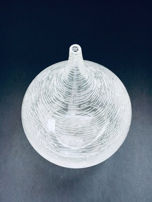 Art Glass Fluted Vase, 1970s-RQV-1094416