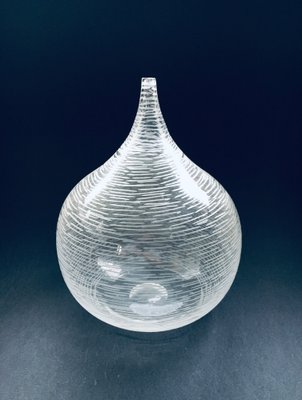 Art Glass Fluted Vase, 1970s-RQV-1094416