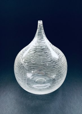 Art Glass Fluted Vase, 1970s-RQV-1094416