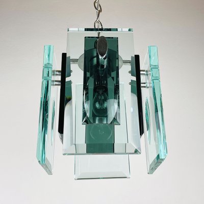 Art Glass Italian Pendant Lamp from Fontana Arte, Italy, 1970s-WQC-1193153