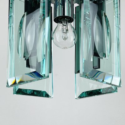 Art Glass Italian Pendant Lamp from Fontana Arte, Italy, 1970s-WQC-1193153