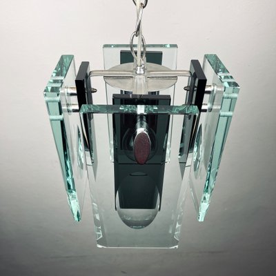 Art Glass Italian Pendant Lamp from Fontana Arte, Italy, 1970s-WQC-1193153