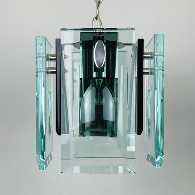 Art Glass Italian Pendant Lamp from Fontana Arte, Italy, 1970s-WQC-1193153