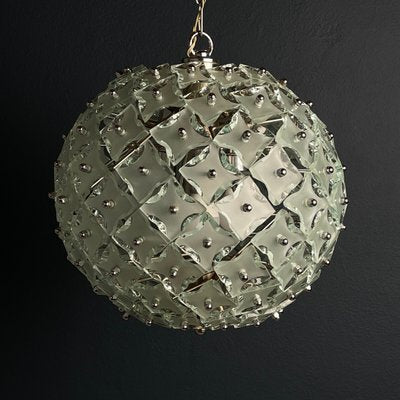 Art Glass Pendant Lamp Sputnik by Fontana Arte, Italy, 1960s-WQC-1718060