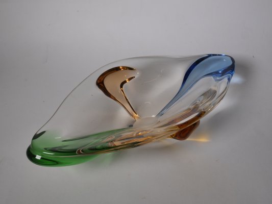 Art Glass Rhapsody Vase by Frantisek Zemek for Mstišov, 1950s-LVS-878744