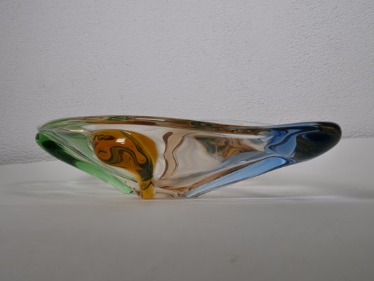 Art Glass Rhapsody Vase by Frantisek Zemek for Mstišov, 1950s-LVS-878744