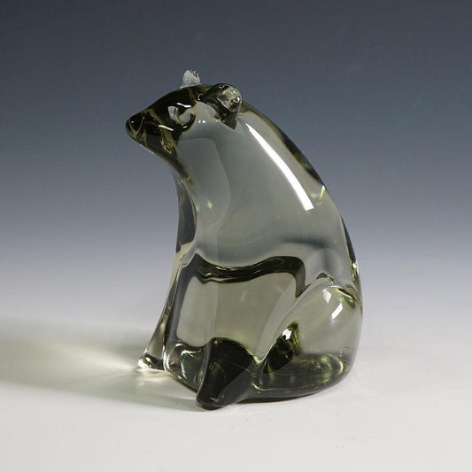 Art Glass Sculpture Bear attributed to Livio Seguso, 1970s