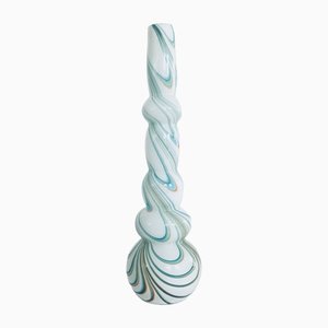 Art Glass Swirl Hooped Vase, Italy, 1970s-RQV-1388854