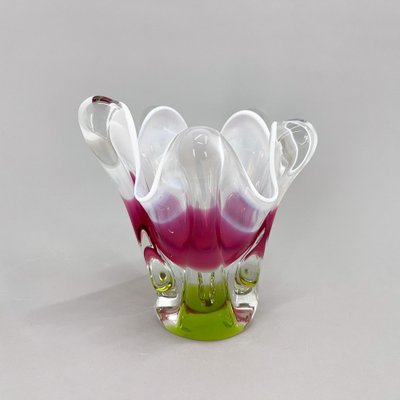 Art Glass Vase attributed to Josef Hospodka for Chribska Glassworks, 1960s-TZ-1704865