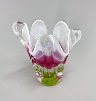 Art Glass Vase attributed to Josef Hospodka for Chribska Glassworks, 1960s-TZ-1704865