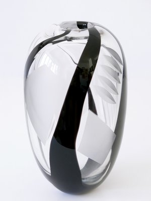 Art Glass Vase by Anna Ehrer for Kosta Boda, Sweden, 1992-WPT-1721856