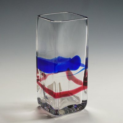 Art Glass Vase by Erick Hoeglund for Vrigstad Glassworks, 1980s-KJP-1155514