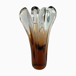 Art Glass Vase by Jan Beranek for Skrdlovice Glasswork, 1960s-TZ-826150