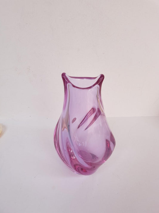 Art Glass Vase by Klinger Miroslav for Železny Brod Sklo Union, 1960s