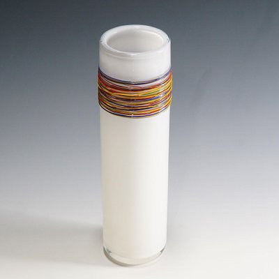 Art Glass Vase from Glasfachschule Zwiesel, Germany-KJP-1230663