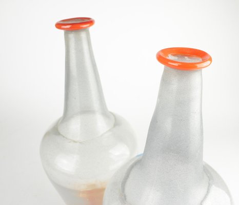 Art Glass Vases by Monica Backström, Set of 2-HYQ-1251135