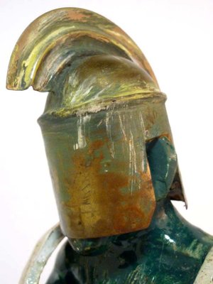 Art Modern Ceramic Warrior Sculpture-GKB-841315