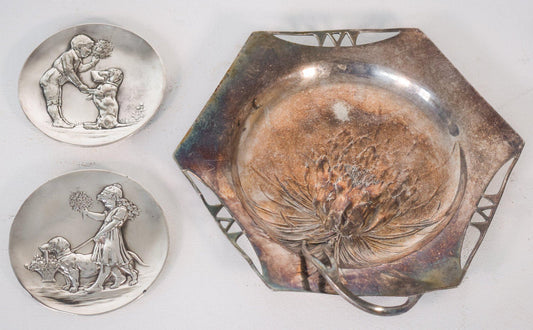 Art New Pewter Dishes, Set of 3