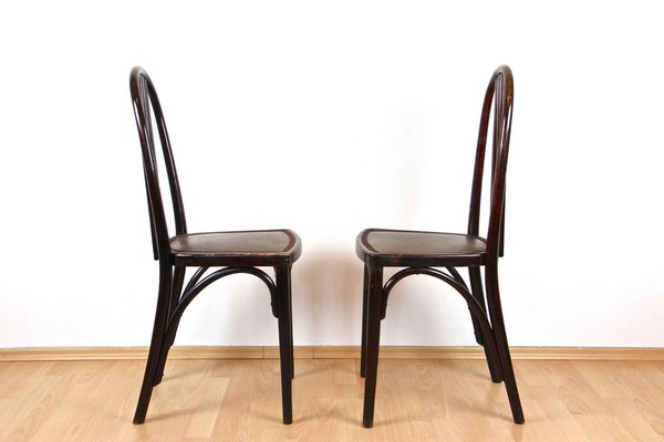 Art Nouveau 1st Edition Thonet Chairs attributed to Josef Hoffmann, 1906, Set of 2-TQA-1755015