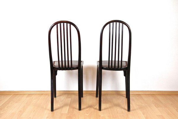 Art Nouveau 1st Edition Thonet Chairs attributed to Josef Hoffmann, 1906, Set of 2-TQA-1755015