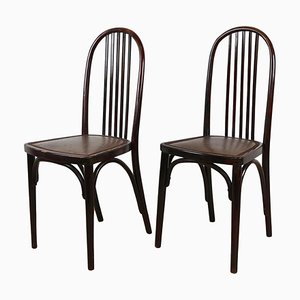 Art Nouveau 1st Edition Thonet Chairs attributed to Josef Hoffmann, 1906, Set of 2-TQA-1755015