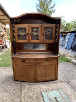 Art Nouveau 2-Piece Kitchen Cupboard-OXJ-1703793