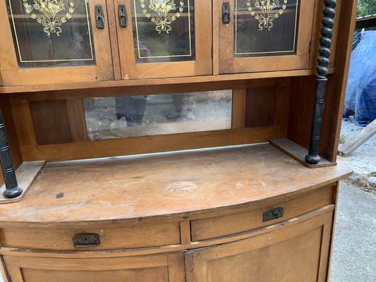 Art Nouveau 2-Piece Kitchen Cupboard-OXJ-1703793