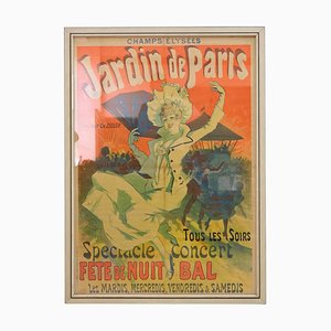 Art Nouveau Advertising Poster for the Ball Jarin De Paris at the Champs Élysées, 1890s-CXC-1453923