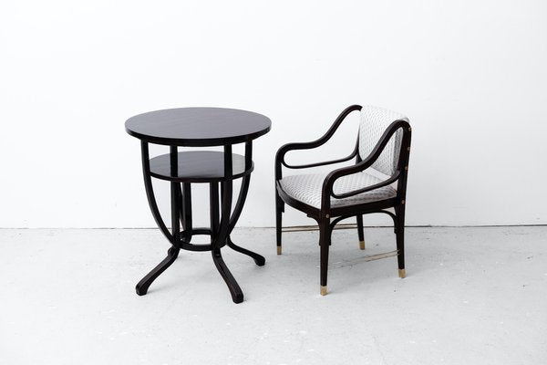 Art Nouveau Armchair Chairs by Otto Wagner for Jacob & Josef Kohn, 1890s, Set of 2-ZNO-1777519