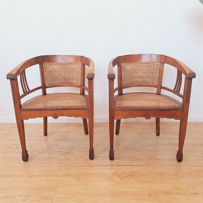 Art Nouveau Armchairs, 1910s, Set of 2-WK-2018432