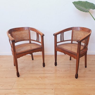 Art Nouveau Armchairs, 1910s, Set of 2-WK-2018432