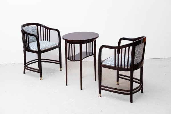 Art Nouveau Armchairs by Joseph Maria Olbrich, Vienna, 1900, Set of 2-ZNO-1768599